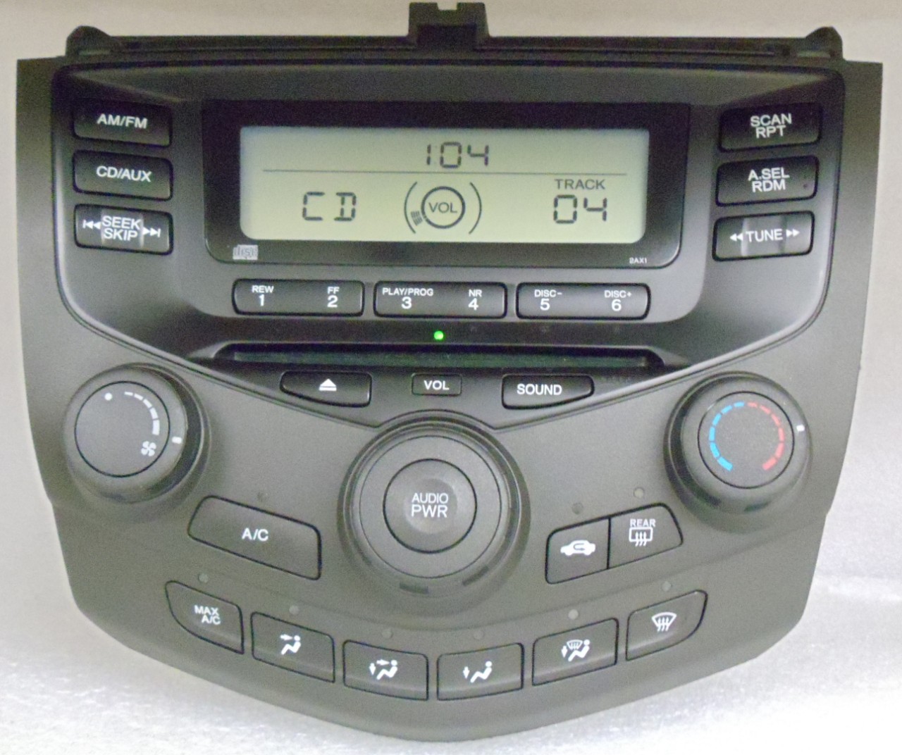 2005 Honda accord radio removal