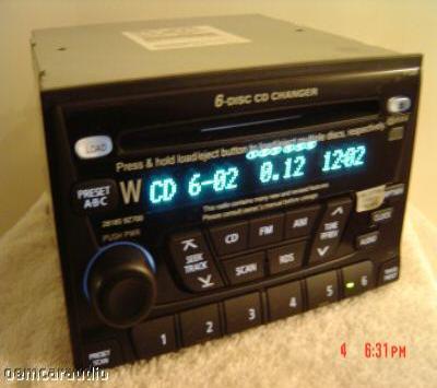 Nissan frontier radio 6 cd changer 01 #8