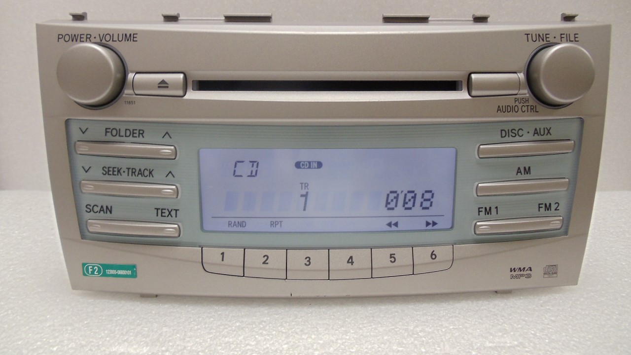 2007 Toyota camry xm radio