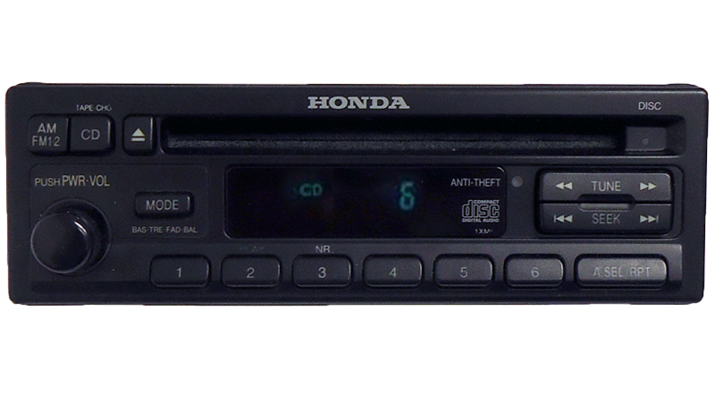 96 Honda accord car radio codes #7