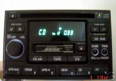 Bose radio for 1997 nissan maxima #2