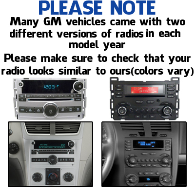 07 08 2007 2008 Chevrolet MALIBU Chevy Radio Stereo CD Disc Player ...